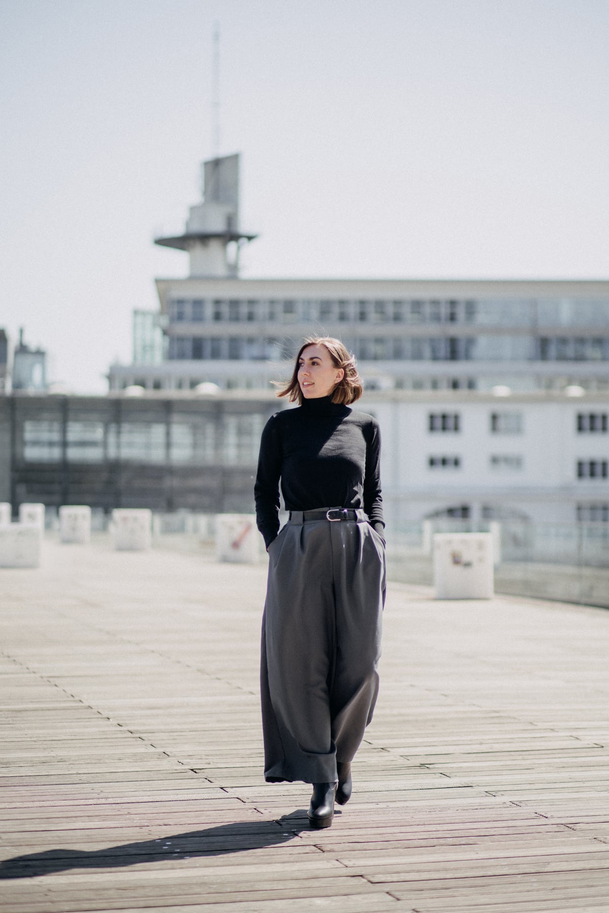 Vanessa Salzberg auf der Promenade